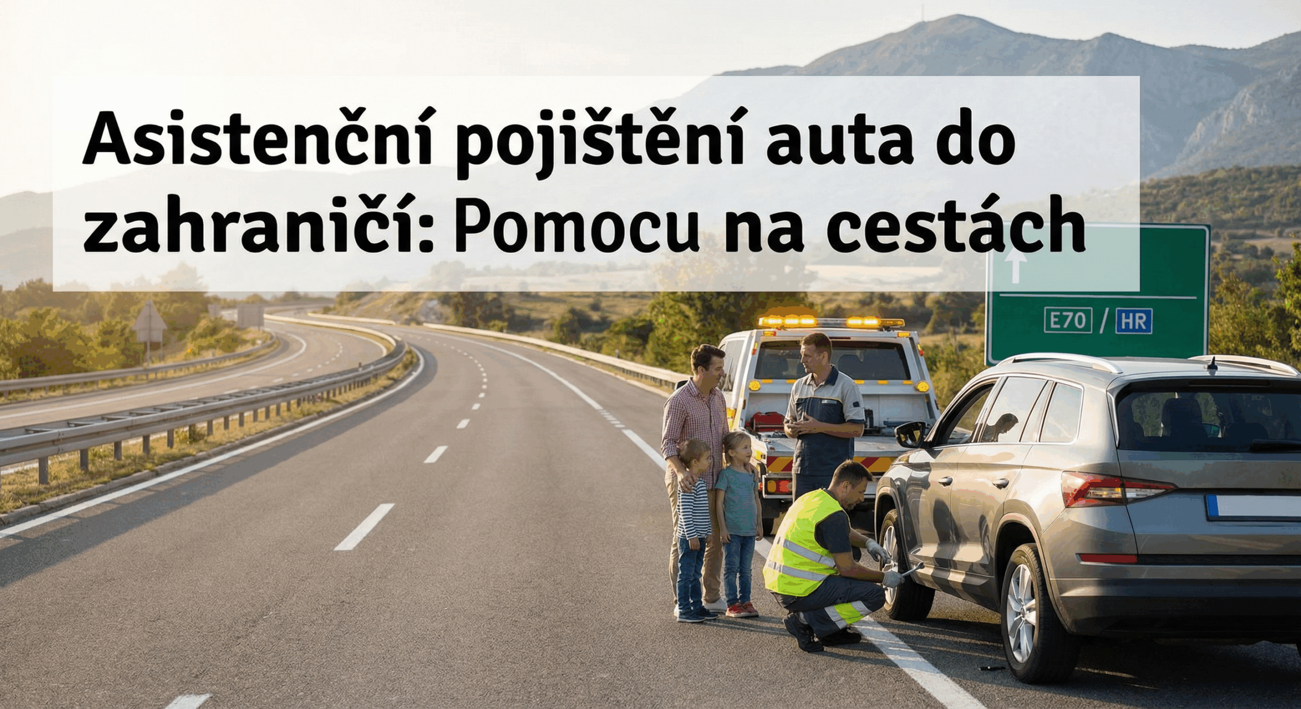 Asistenční pojištění auta do zahraničí: Pomoc na cestách