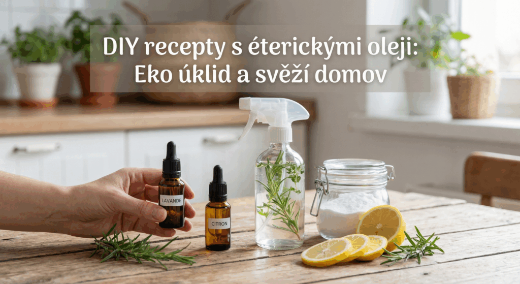 DIY recepty s éterickými oleji: Eko úklid a svěží domov
