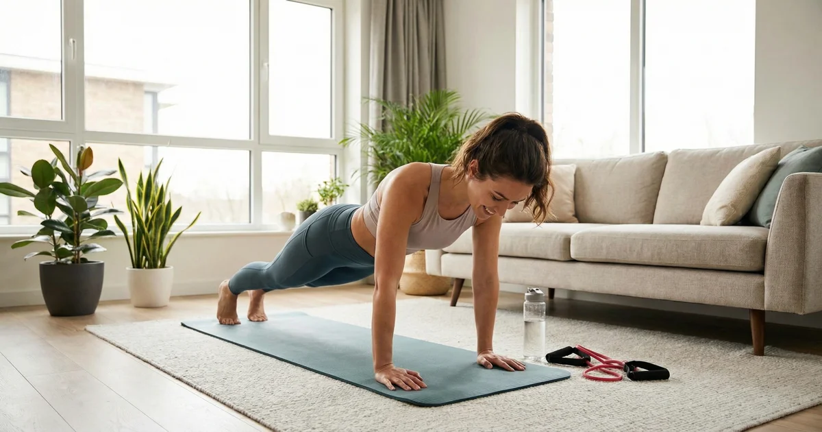 Domácí cvičení na hubnutí: Spalte kalorie z pohodlí domova