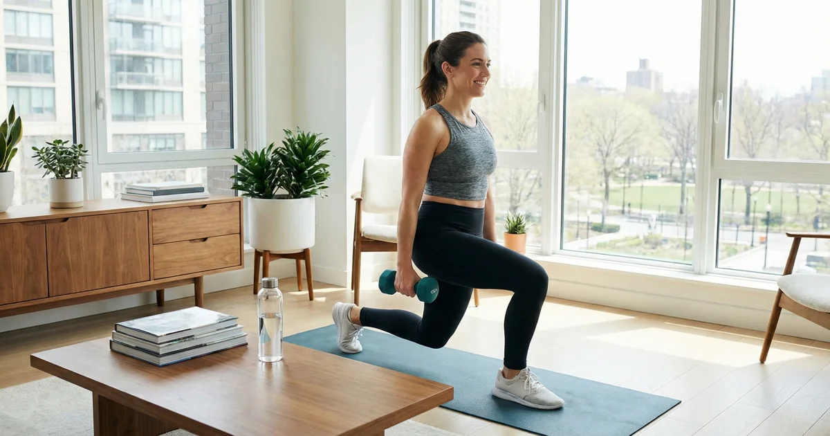 Domácí cvičení s činkami: Posilujte efektivně z domova