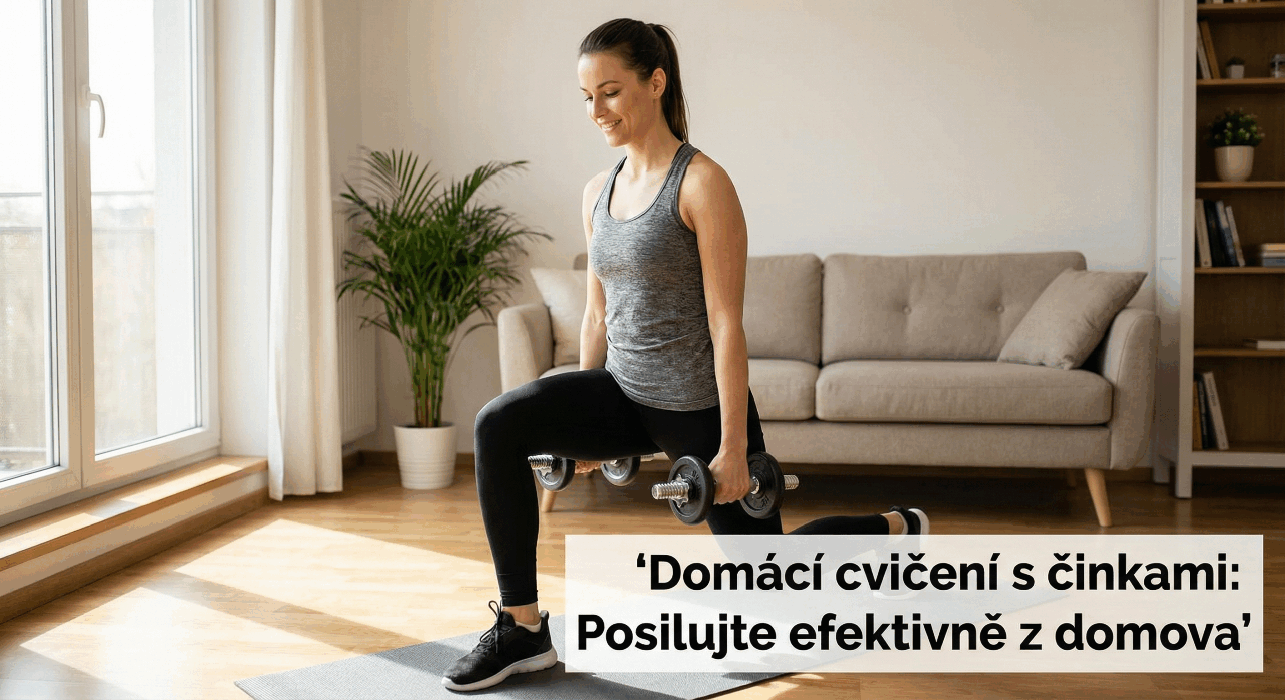 Domácí cvičení s činkami: Posilujte efektivně z domova