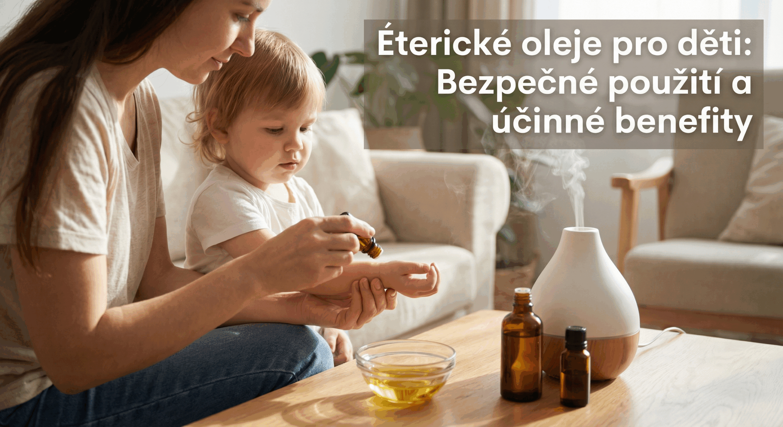 Éterické oleje pro děti: Bezpečné použití a účinné benefity