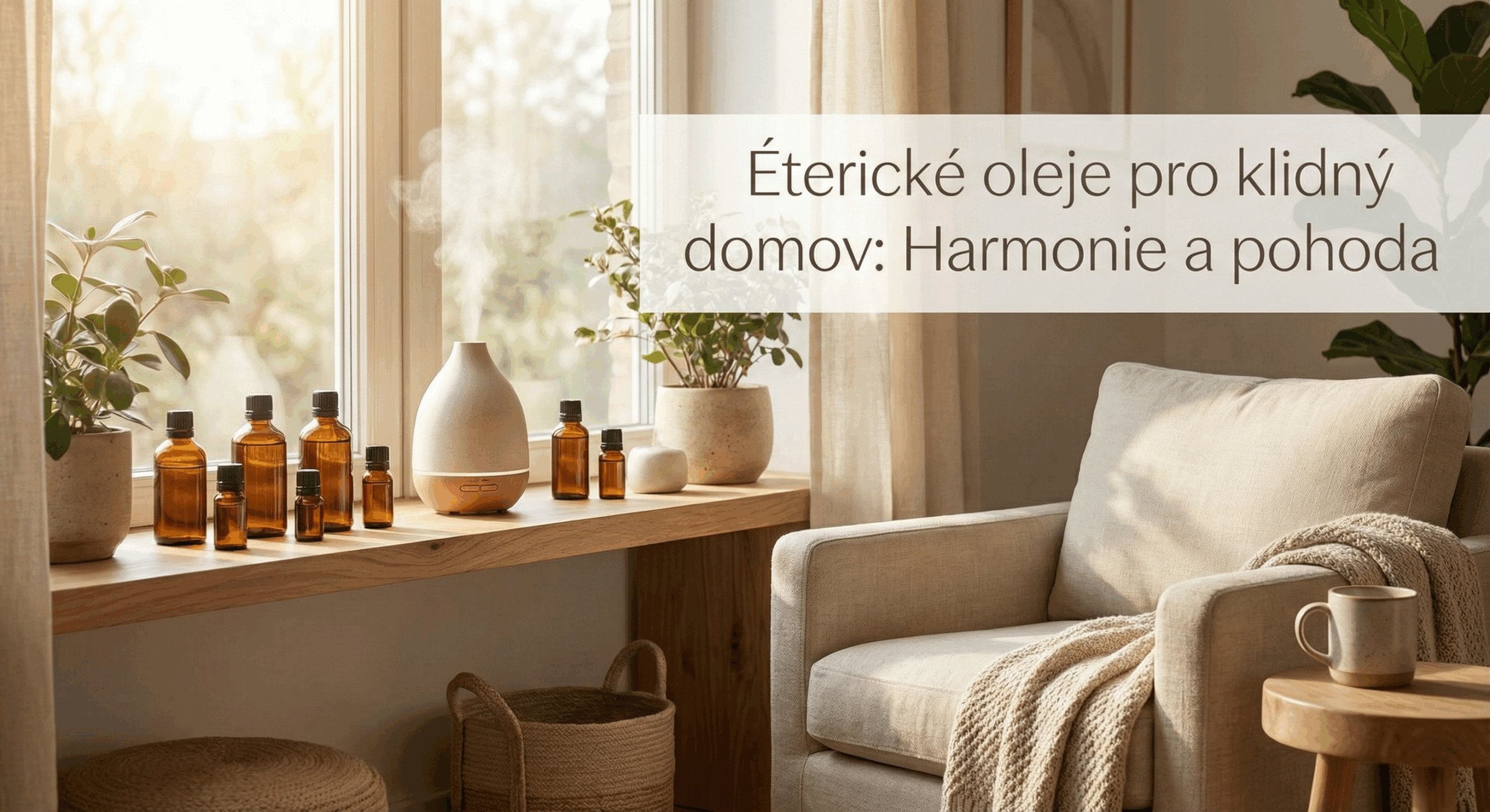 Éterické oleje pro klidný domov: Harmonie a pohoda