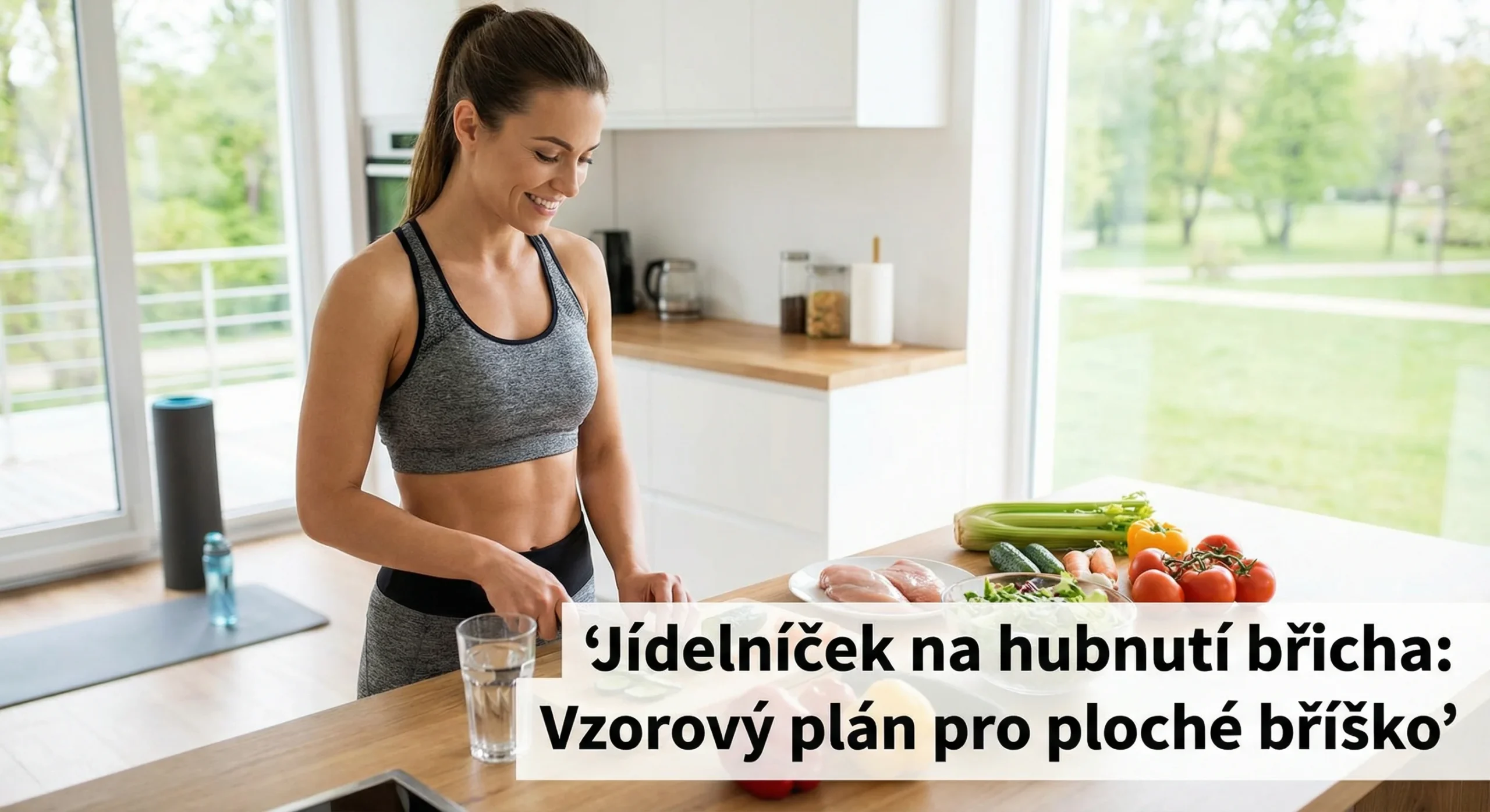 Jídelníček na hubnutí břicha: Vzorový plán pro ploché bříško