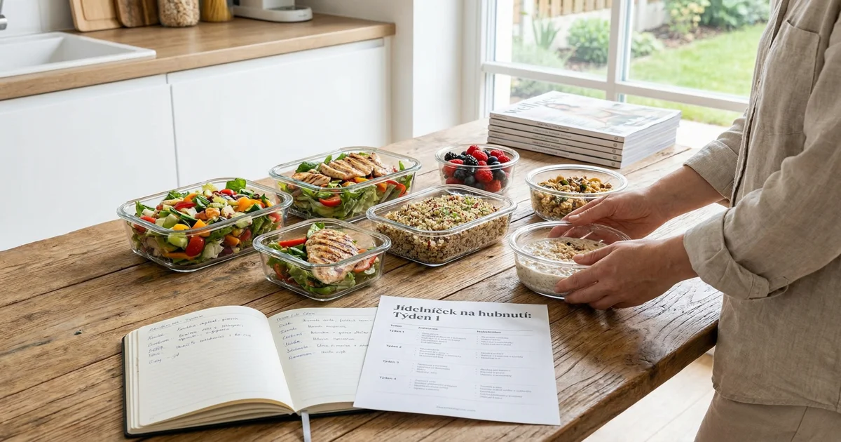 Jídelníček na hubnutí zdarma: Jednoduchý vzor na týden