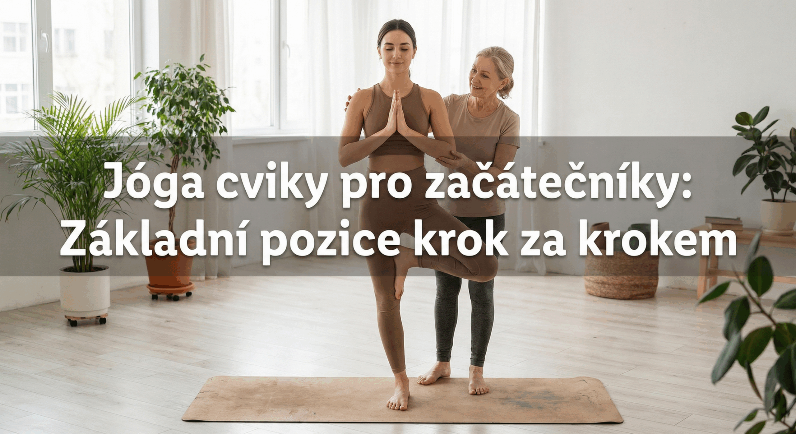 Jóga cviky pro začátečníky: Základní pozice krok za krokem