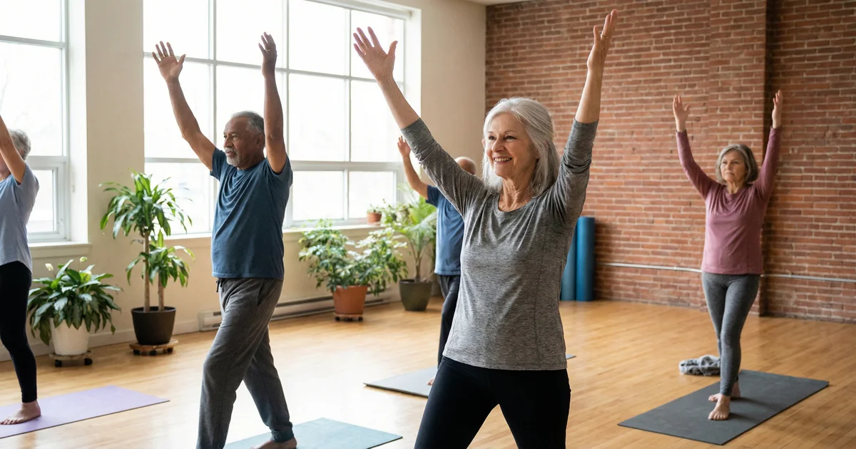 Jóga pro seniory: Cviky pro vitalitu a lepší pohyblivost