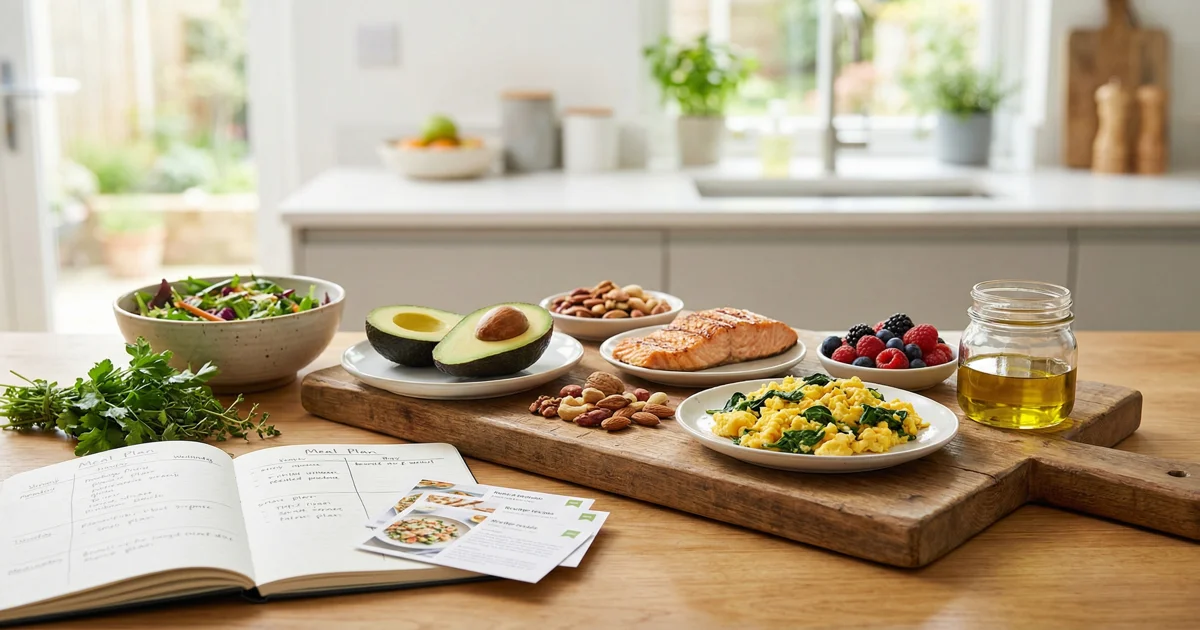 Keto dieta jídelníček: Týdenní plán s recepty