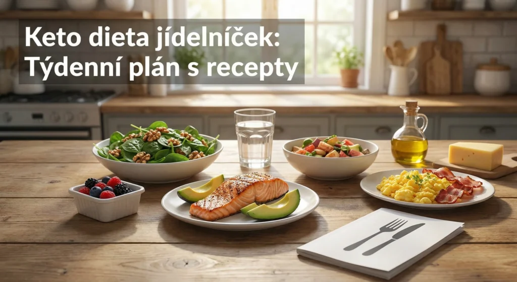Keto dieta jídelníček: Týdenní plán s recepty