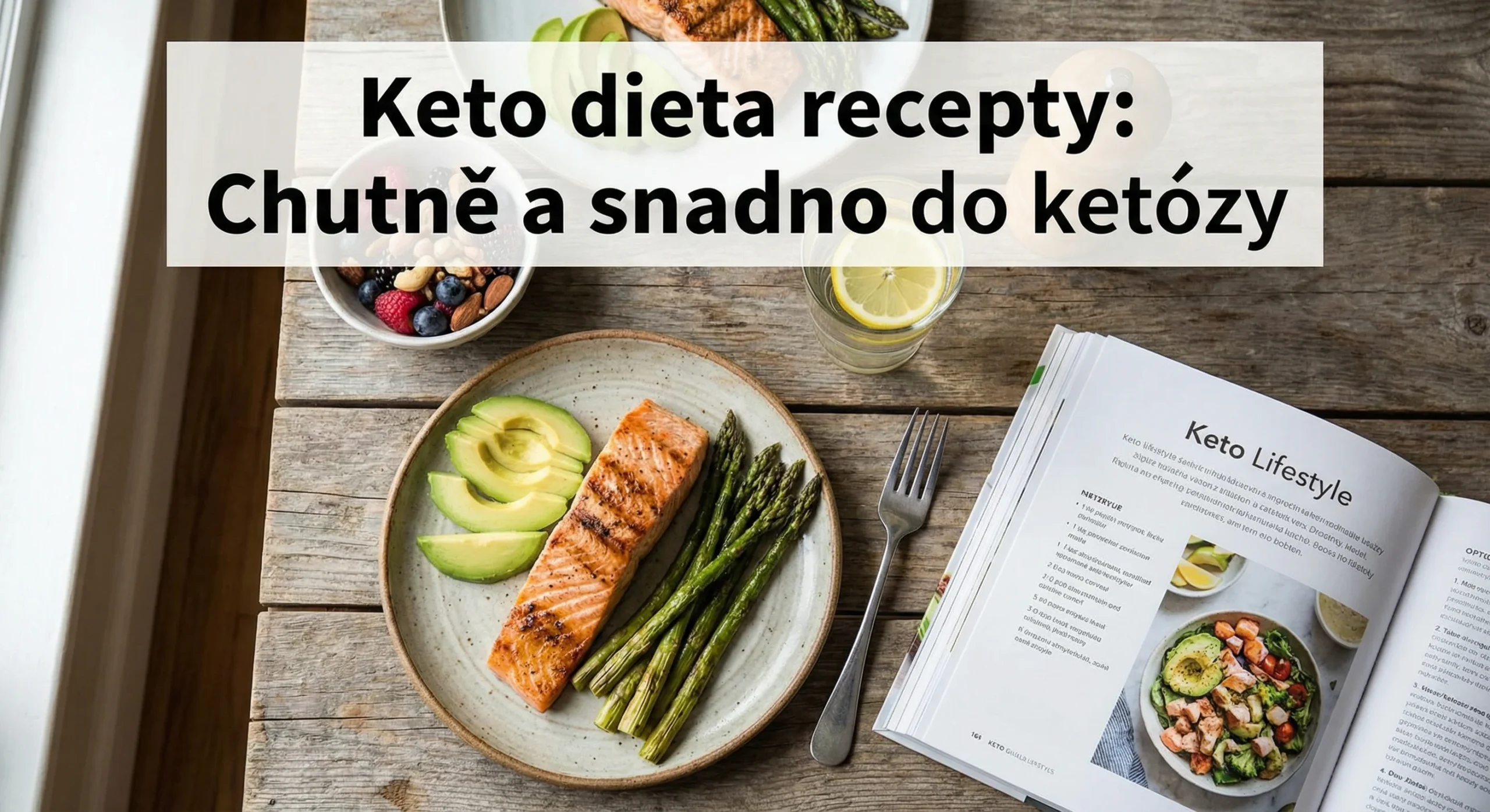 Keto dieta recepty: Chutně a snadno do ketózy