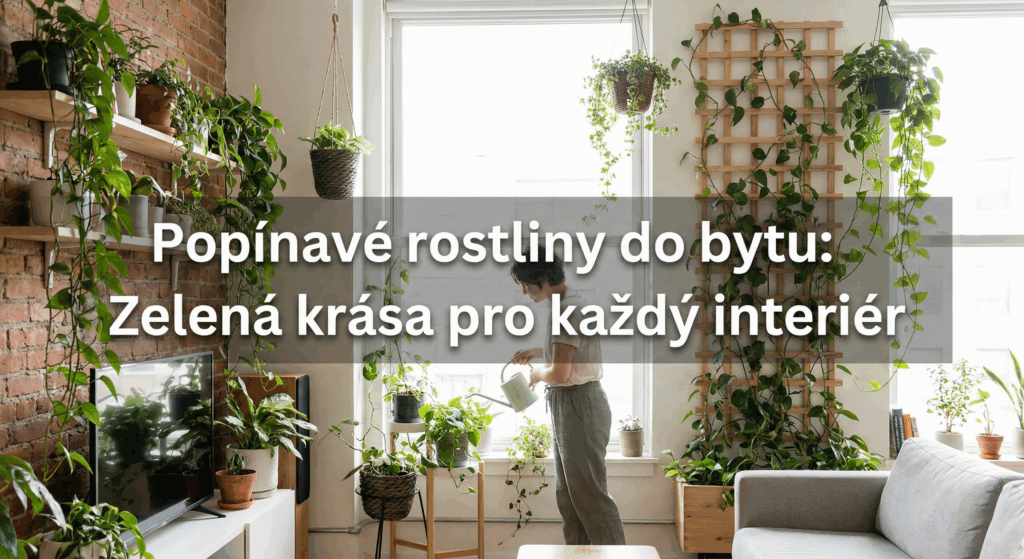 Popínavé rostliny do bytu: Zelená krása pro každý interiér
