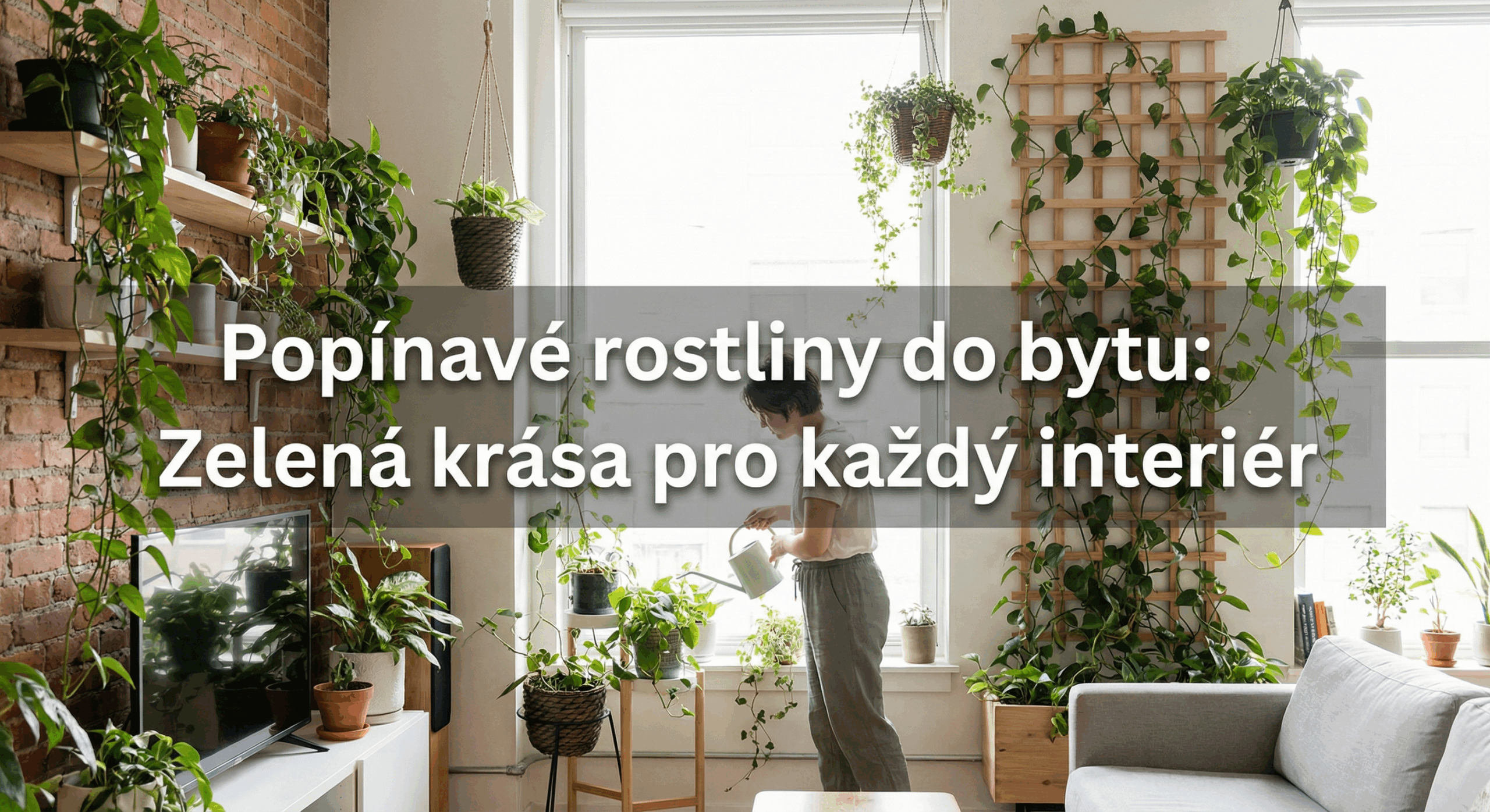 Popínavé rostliny do bytu: Zelená krása pro každý interiér