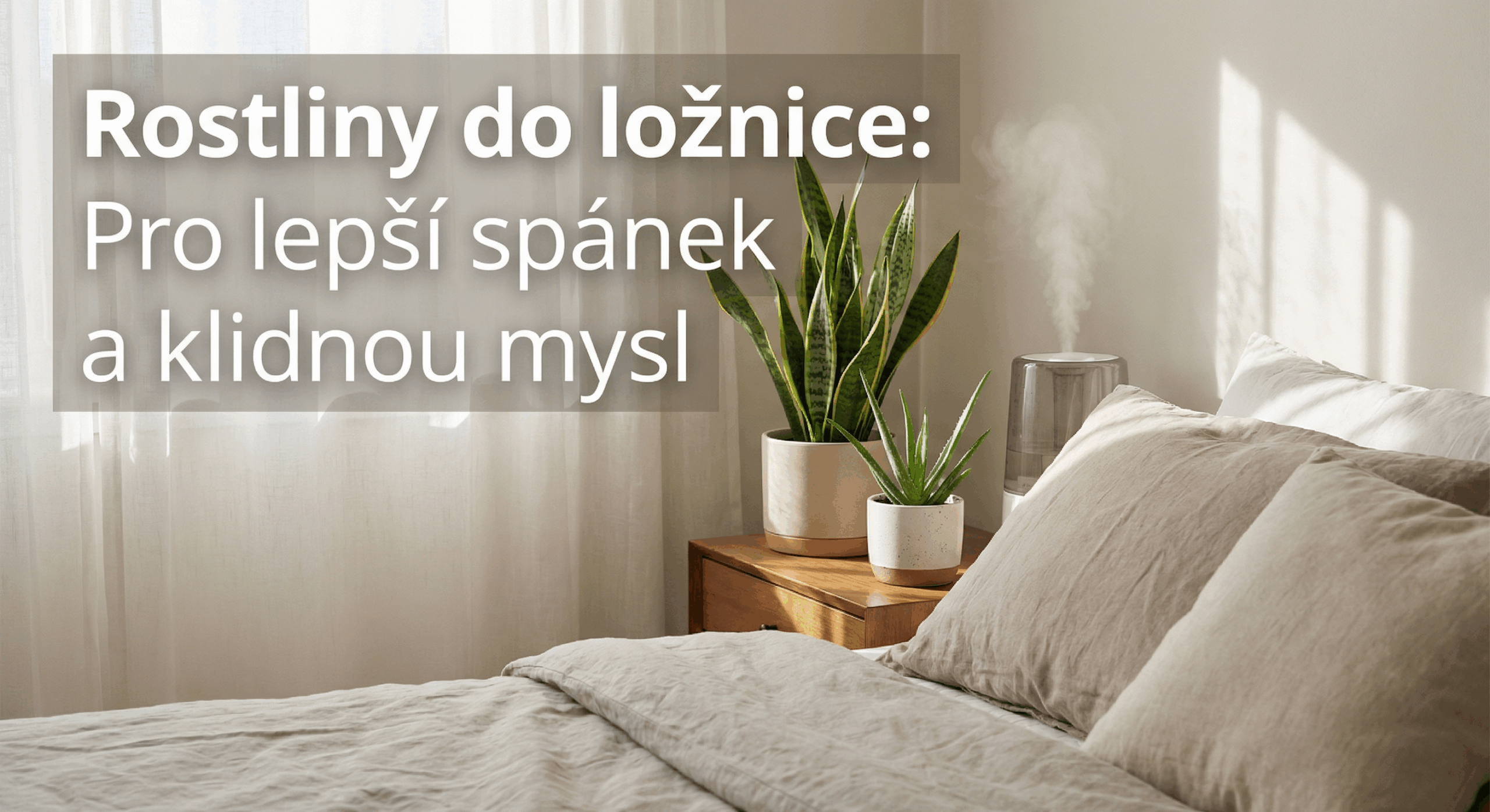 Rostliny do ložnice: Pro lepší spánek a klidnou mysl