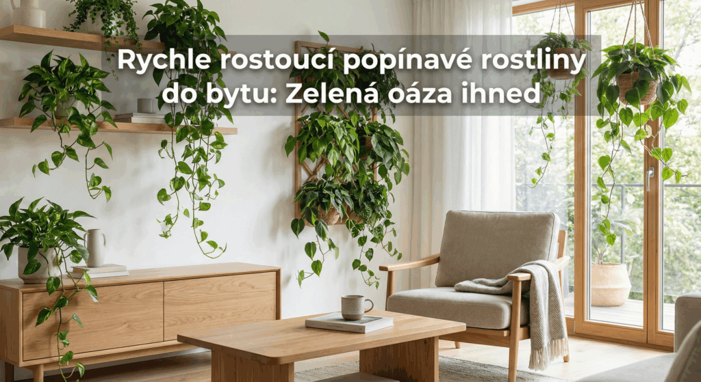 Rychle rostoucí popínavé rostliny do bytu: Zelená oáza ihned