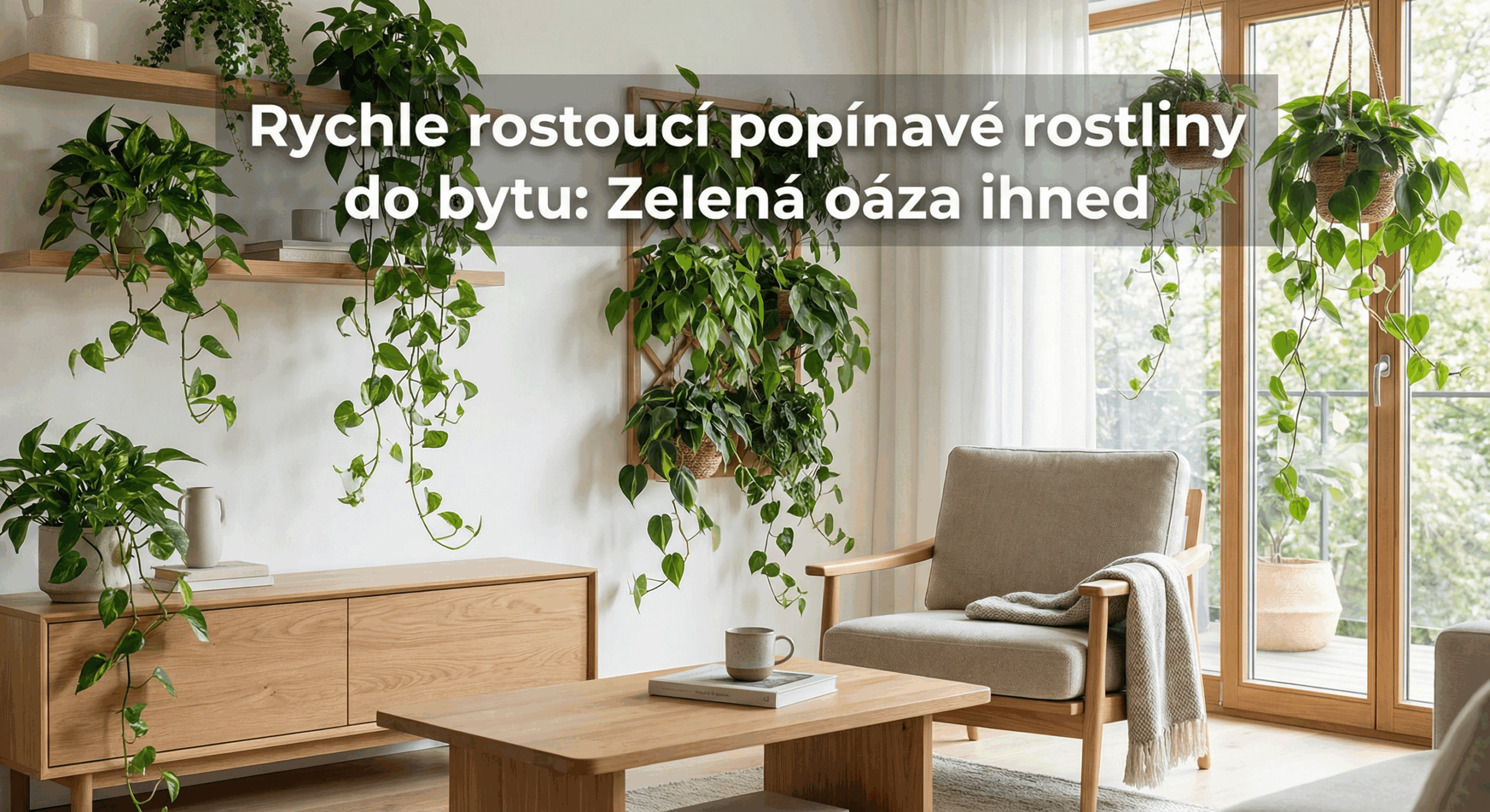 Rychle rostoucí popínavé rostliny do bytu: Zelená oáza ihned