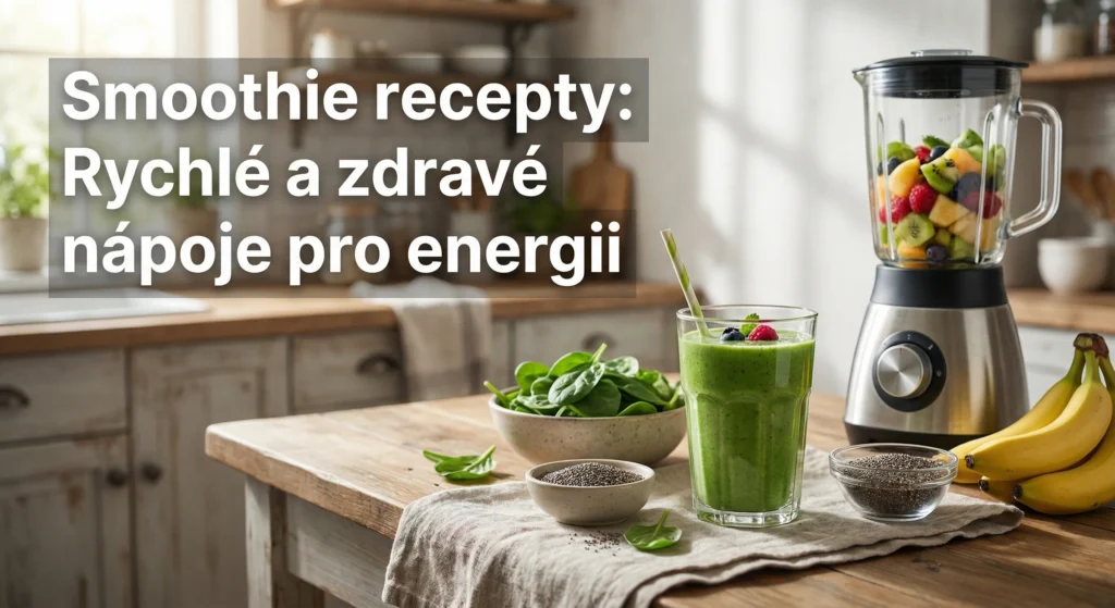 Smoothie recepty: Rychlé a zdravé nápoje pro energii