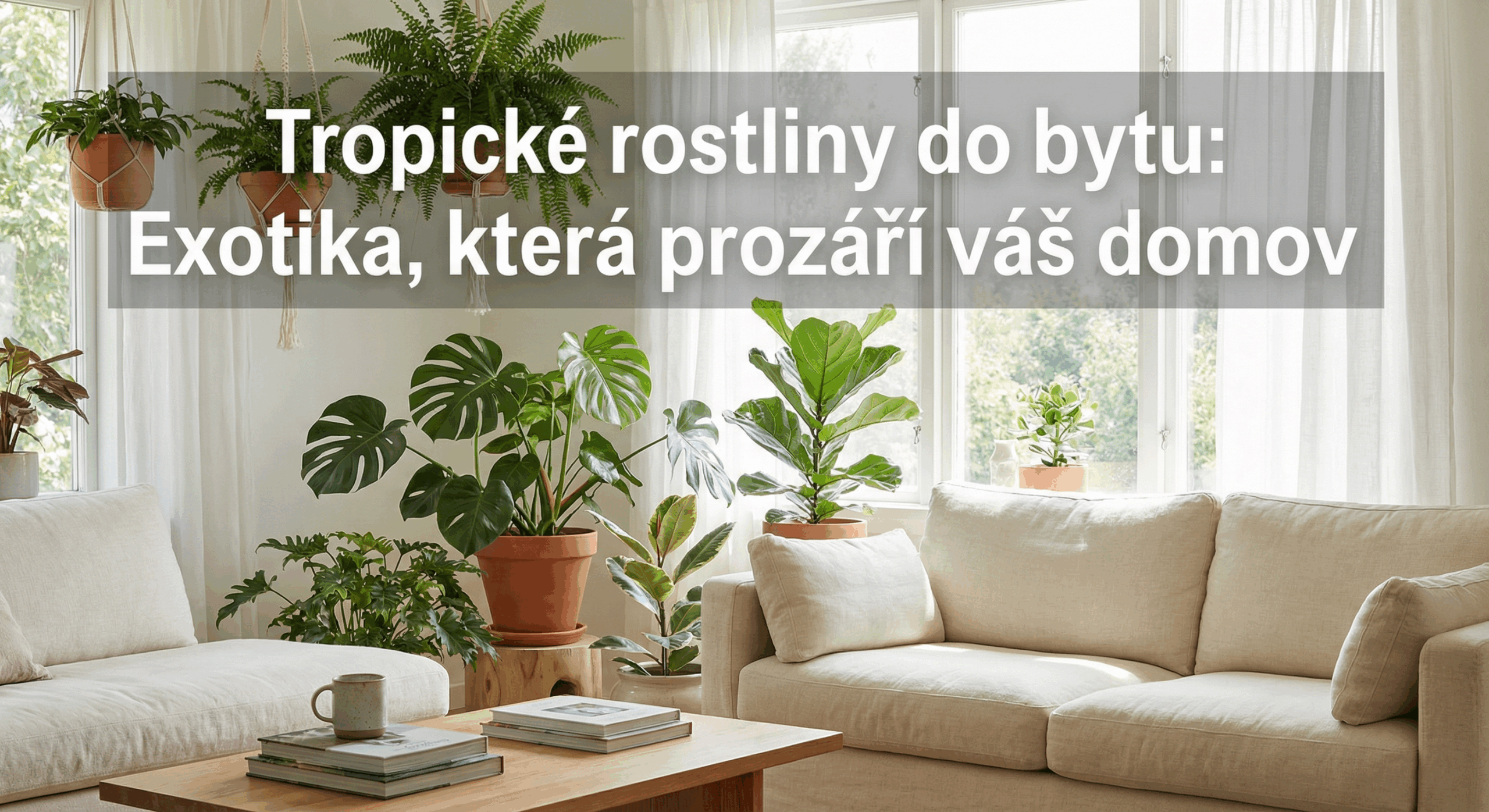 Tropické rostliny do bytu: Exotika, která prozáří váš domov
