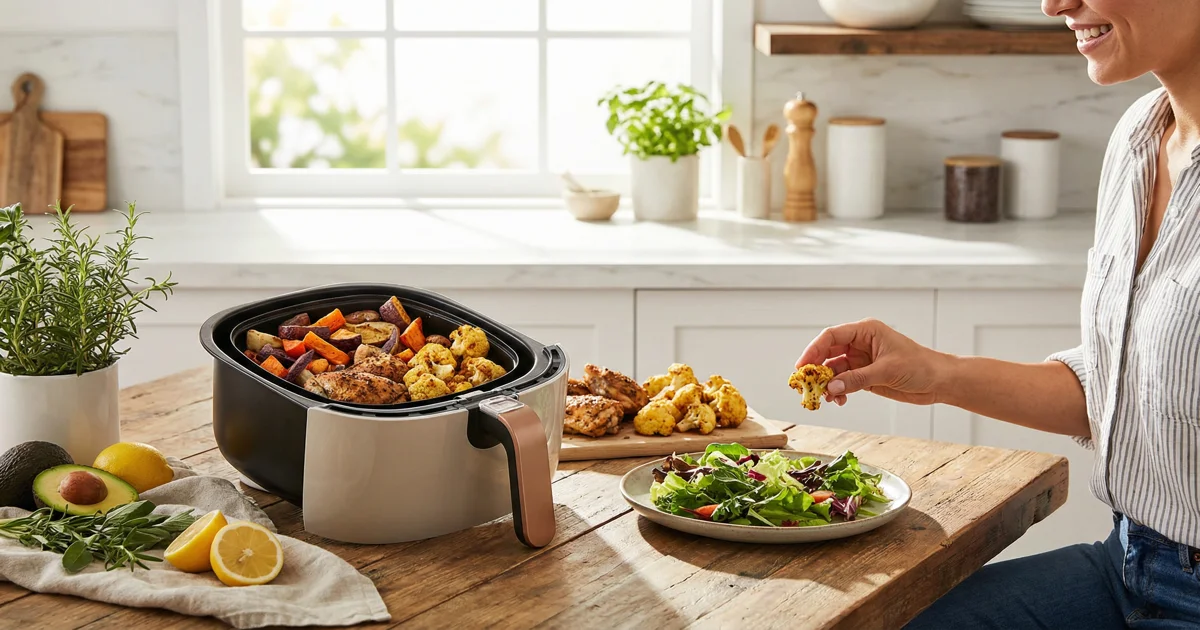 Zdravé recepty horkovzdušná fritéza: Křupavě a bez oleje