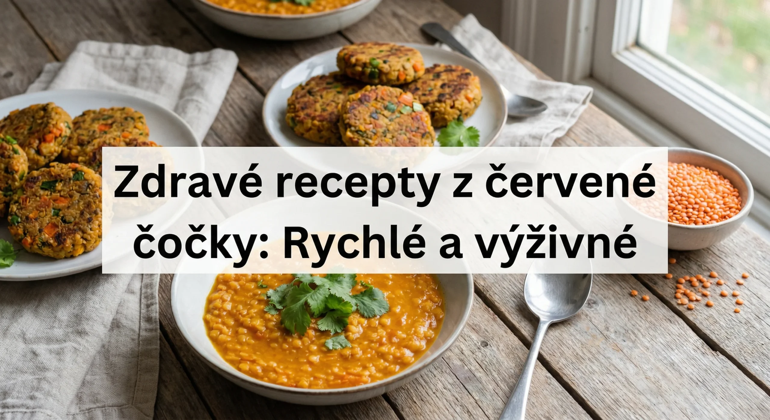 Zdravé recepty z červené čočky: Rychlé a výživné