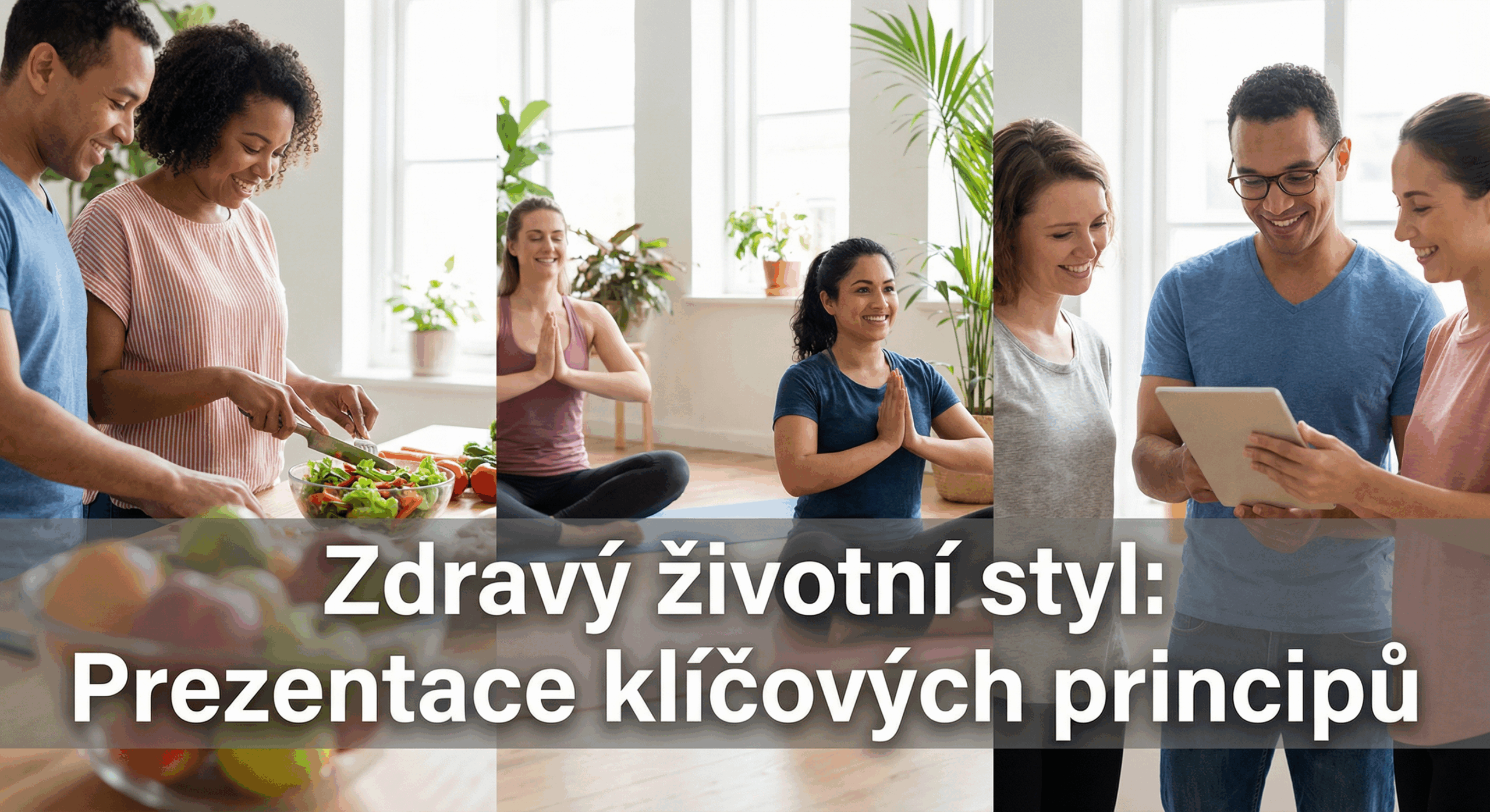 Zdravý životní styl: Prezentace klíčových principů