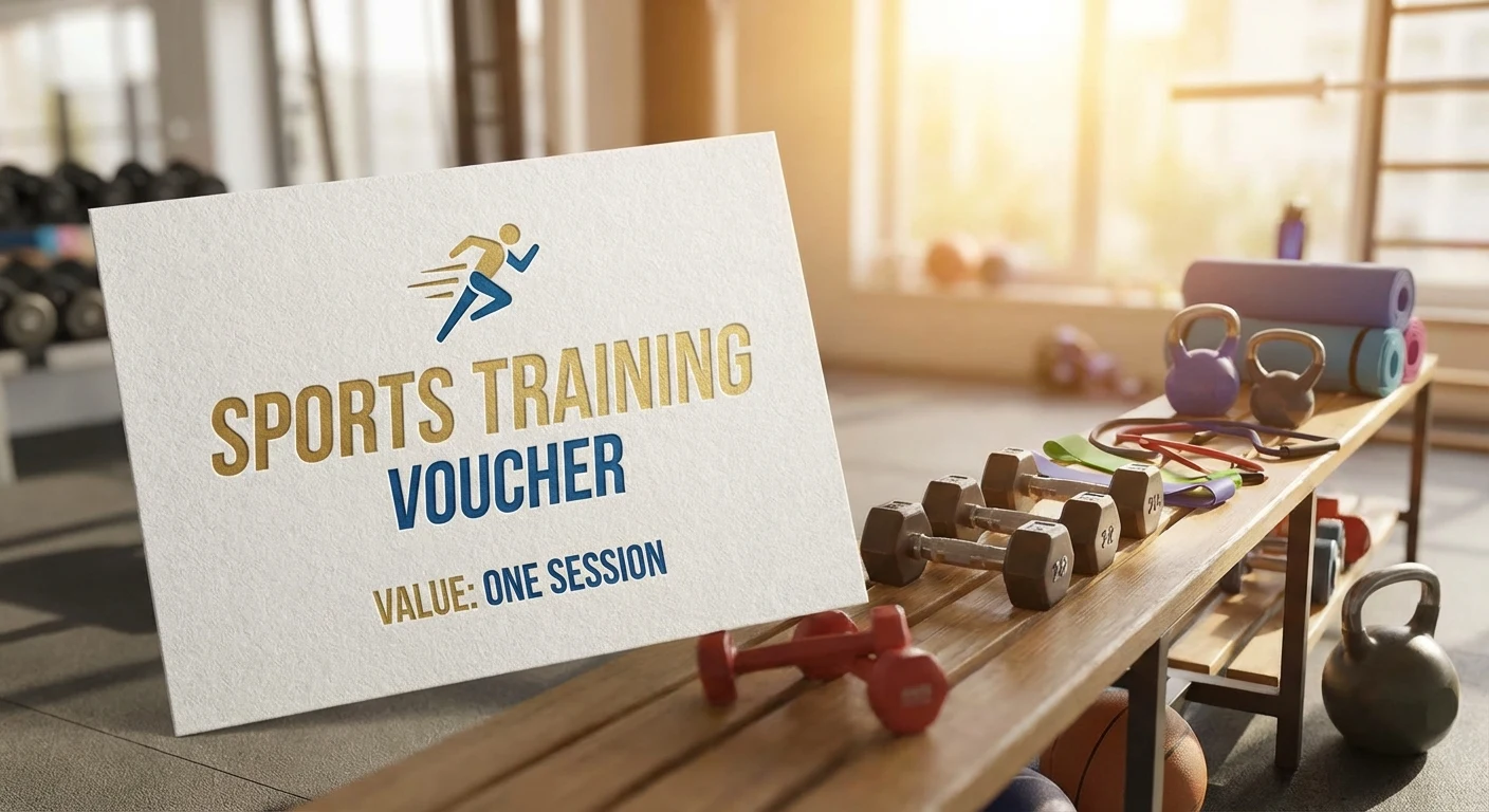 voucher na trénink jako dárek pro sportovce