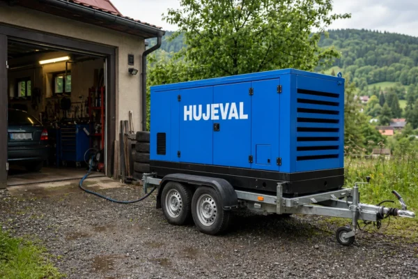 Auto-moto dílna a záloha: rozhovor s majitelem garáže ve Vsetíně — mobilní elektrocentrála Hujeval