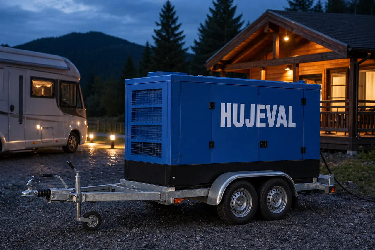 Mobilní elektrocentrála Valeon v praxi — detail