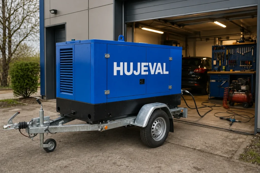 Záložní zdroj pro garáž a auto-moto dílnu: praktický přehled výkonů — mobilní elektrocentrála Valeon