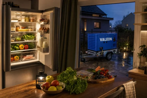 Zdravé jídlo v krizi: jak udržet chladničku v provozu i bez sítě — mobilní elektrocentrála Valeon