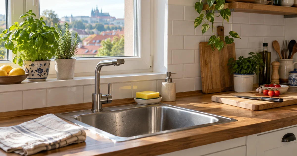 Hygiena v kuchyni: houbičky, utěrky a prkénka a jejich výměna